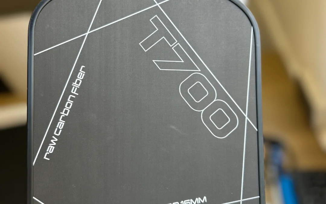 T700 raw carbon pickleball paddle