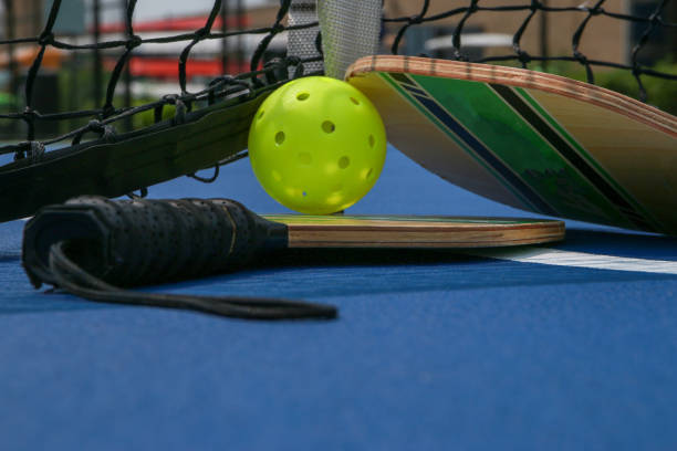 wooden pickleball paddle