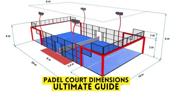 padel court size